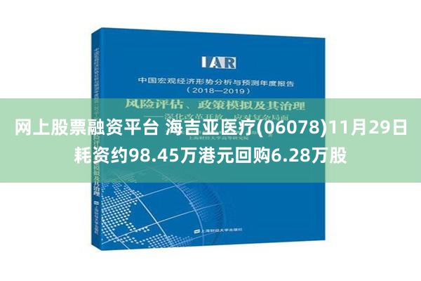 网上股票融资平台 海吉亚医疗(06078)11月29日耗资约98.45万港元回购6.28万股